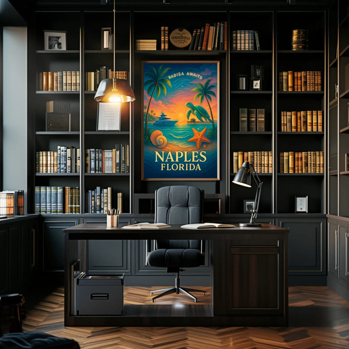 Naples, Florida Paradise Awaits Poster