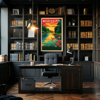 Mississippi Nature Scene Poster