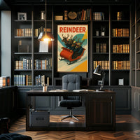Reindeer Racing Adventure Poster