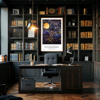 William Morris Cotton Prints Exhibition Poster