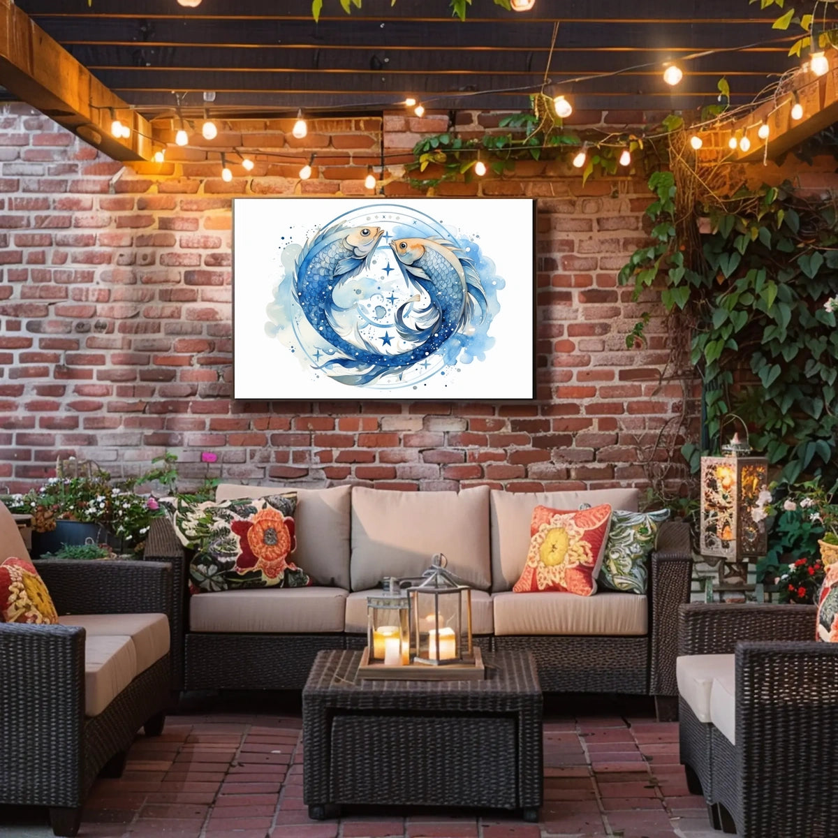 Celestial Pisces Poster