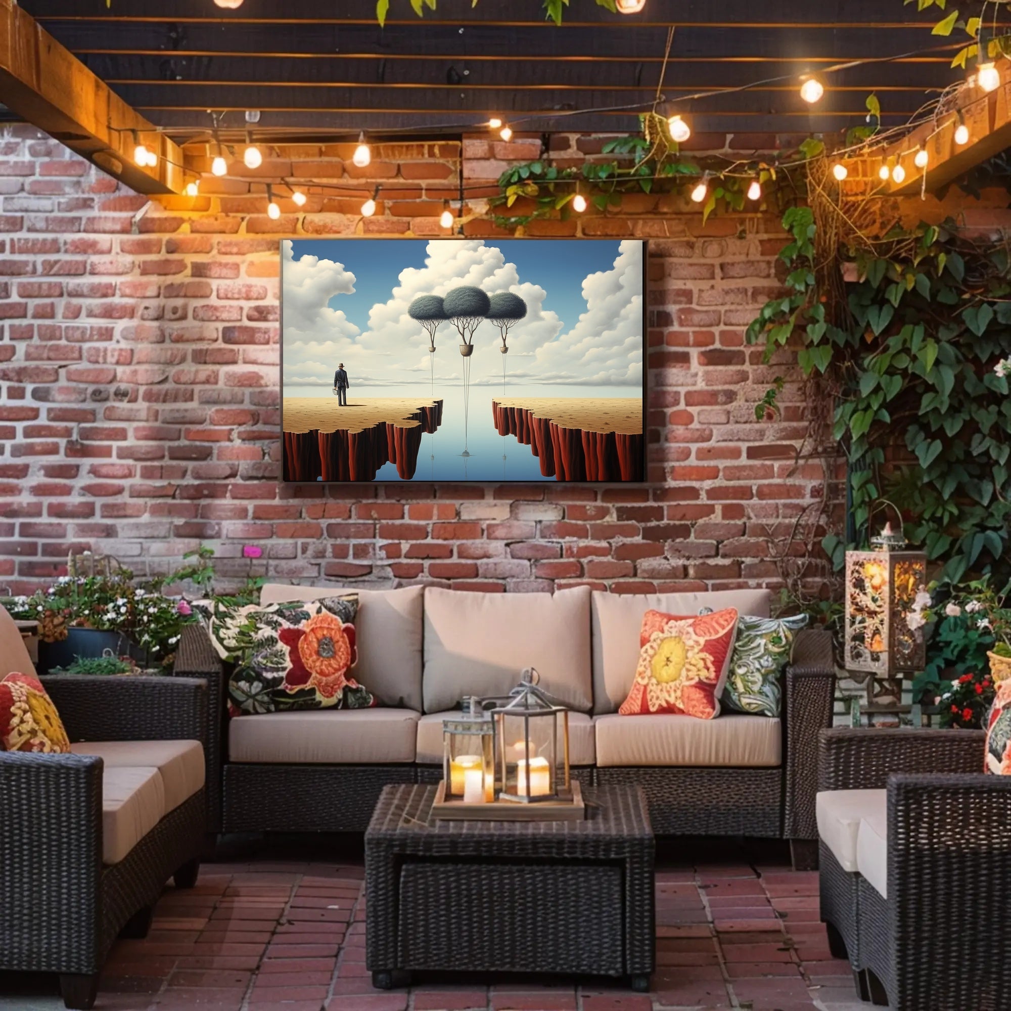 Surreal Reflections: Dreamlike Artistic Poster