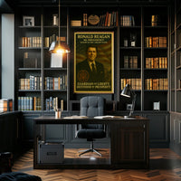 Ronald Reagan Tribute Historical Presidential Poster