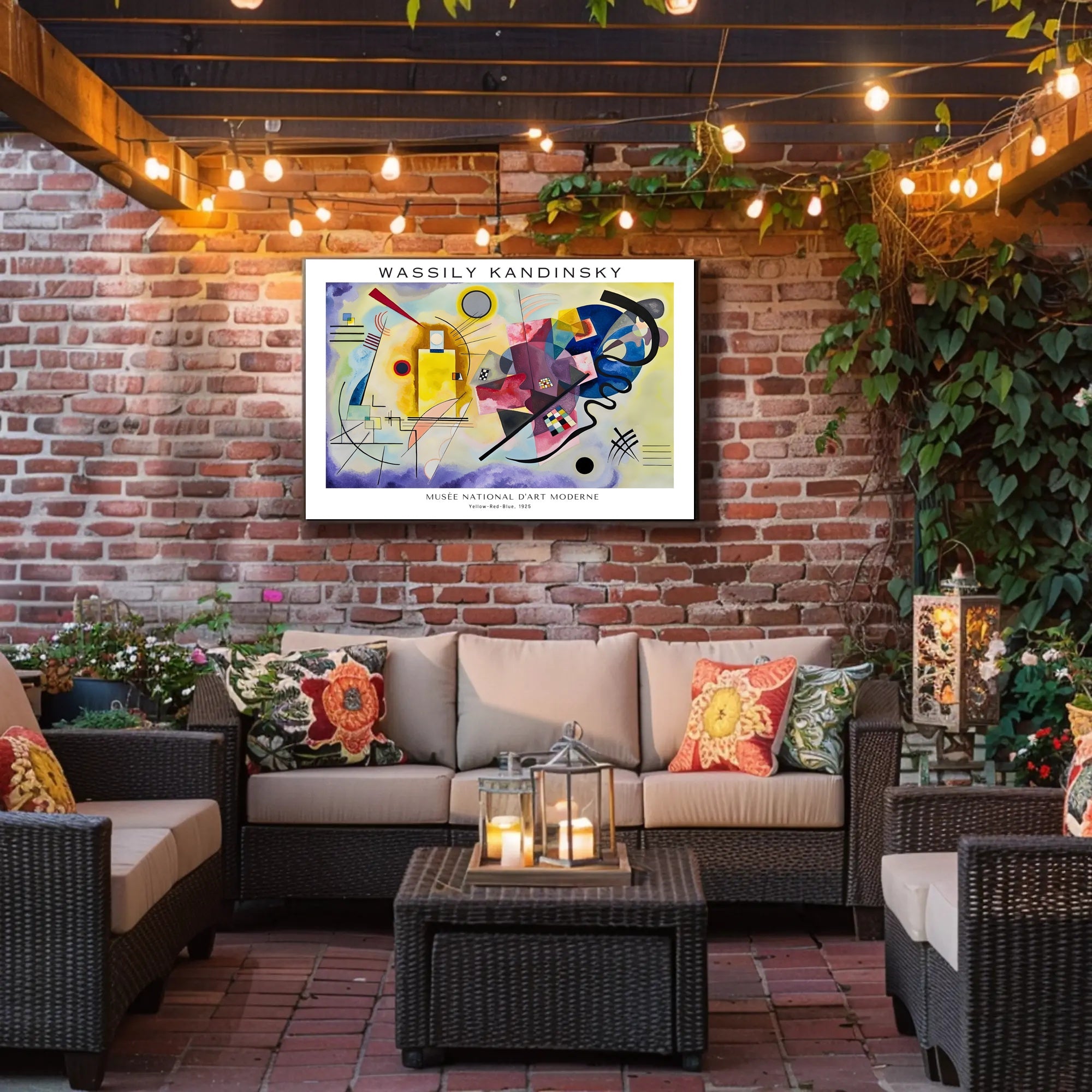 Wassily Kandinsky Yellow-Red-Blue Poster