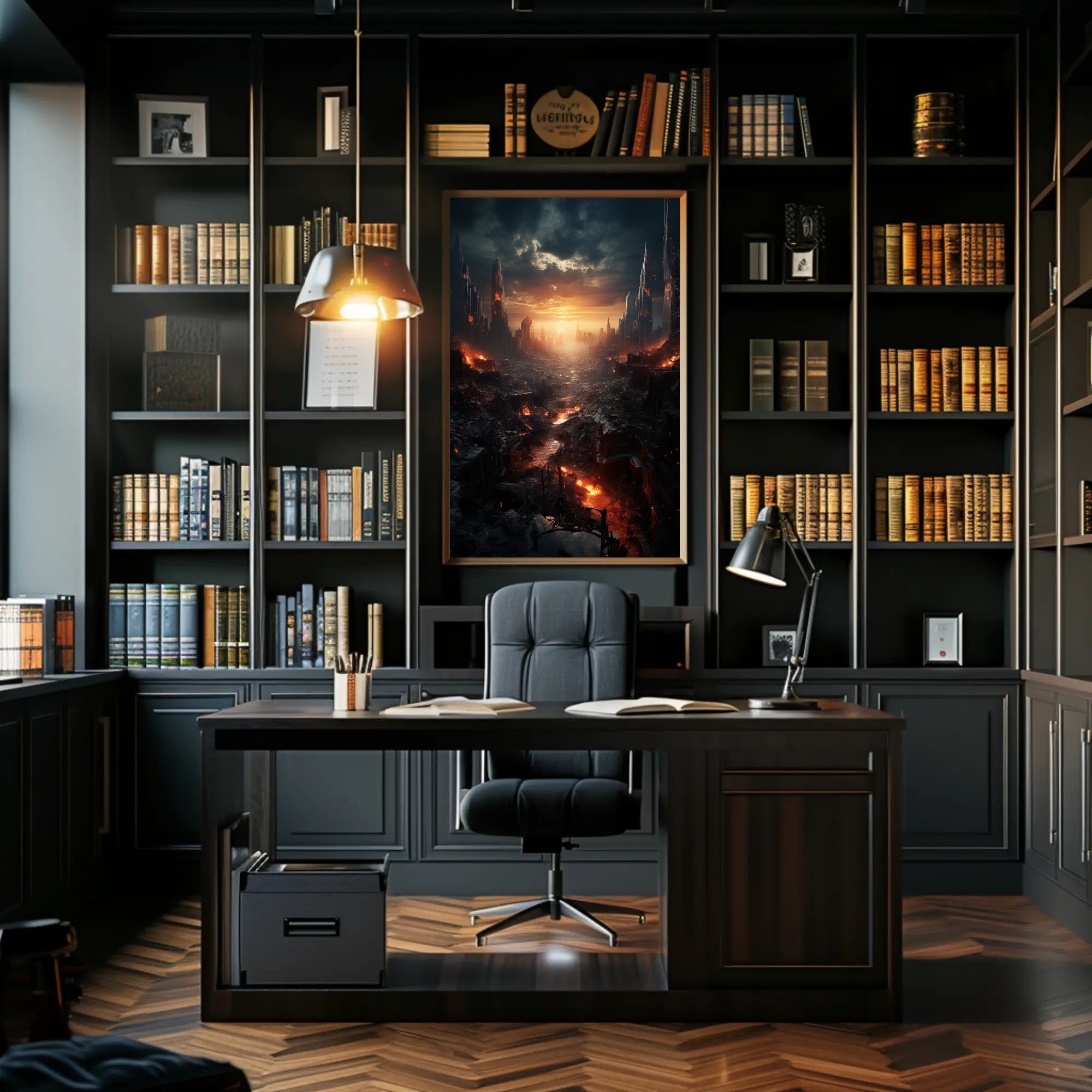 Post-Apocalyptic Sunset Poster