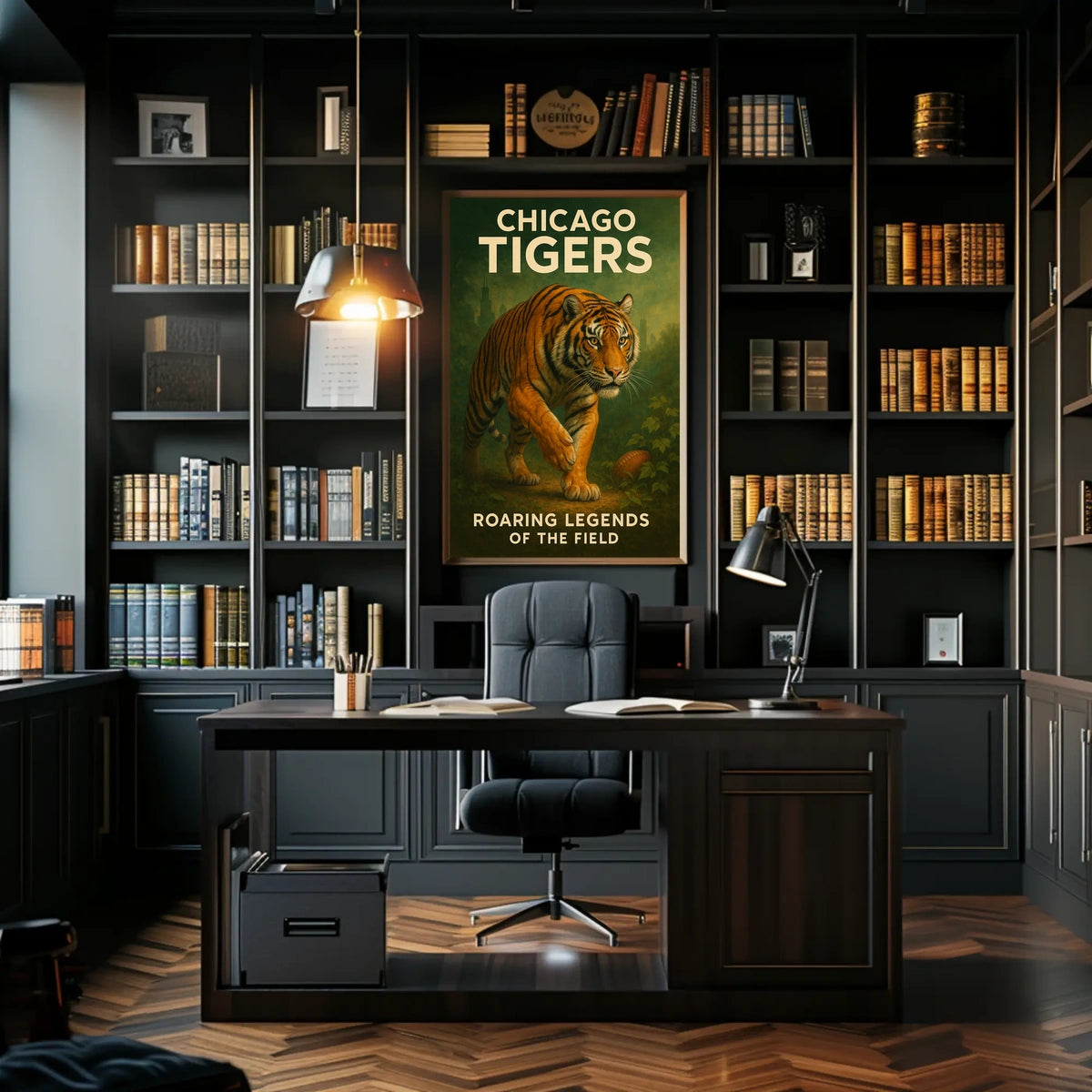Chicago Tigers Roaring Legends Poster