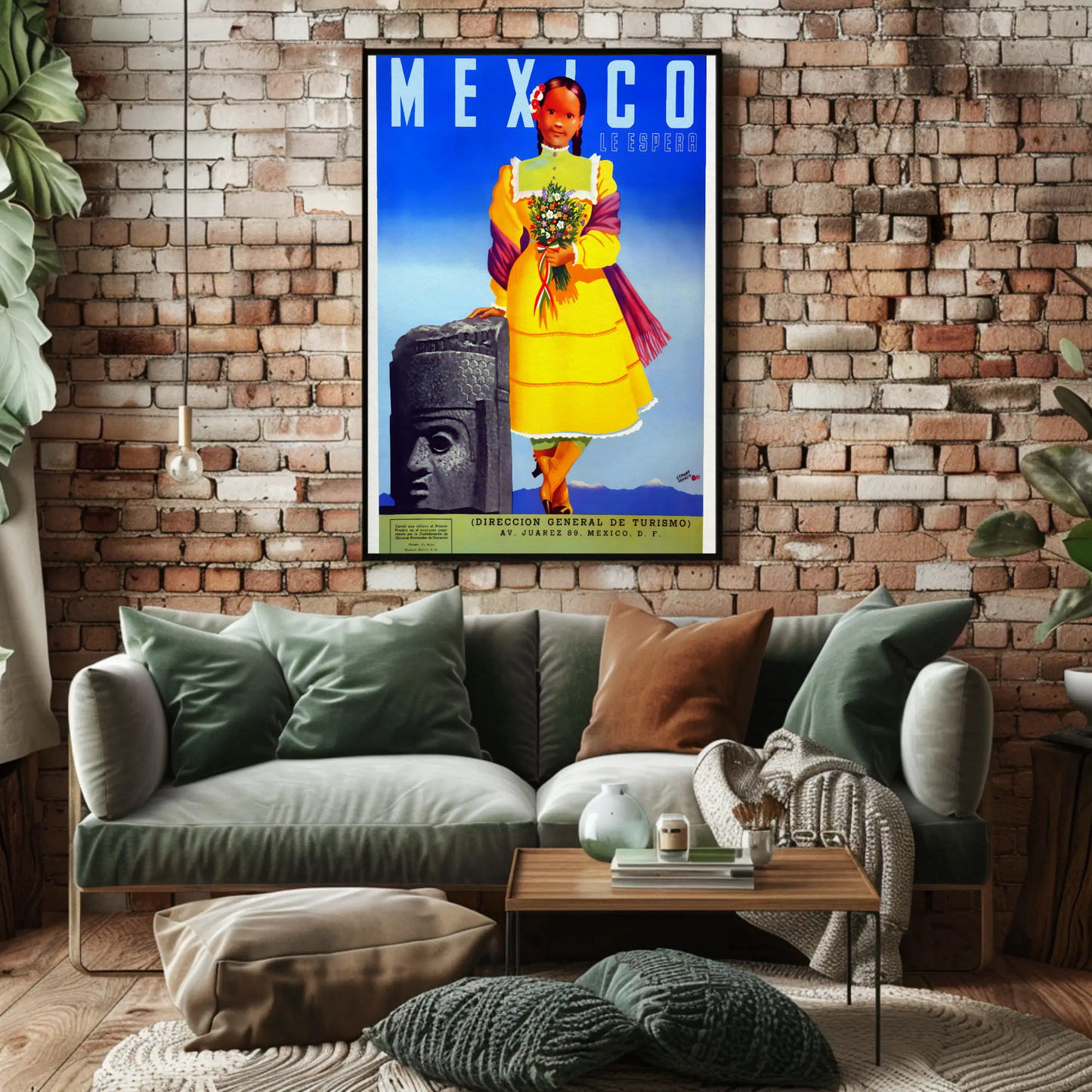 Mexico Travel Tourism Poster