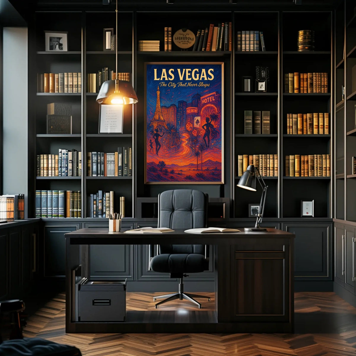 Las Vegas The City That Never Sleeps Poster