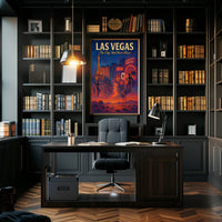 Las Vegas The City That Never Sleeps Poster