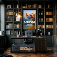 T-2 Buckeye The North American Safety Jet Poster PosterGoat