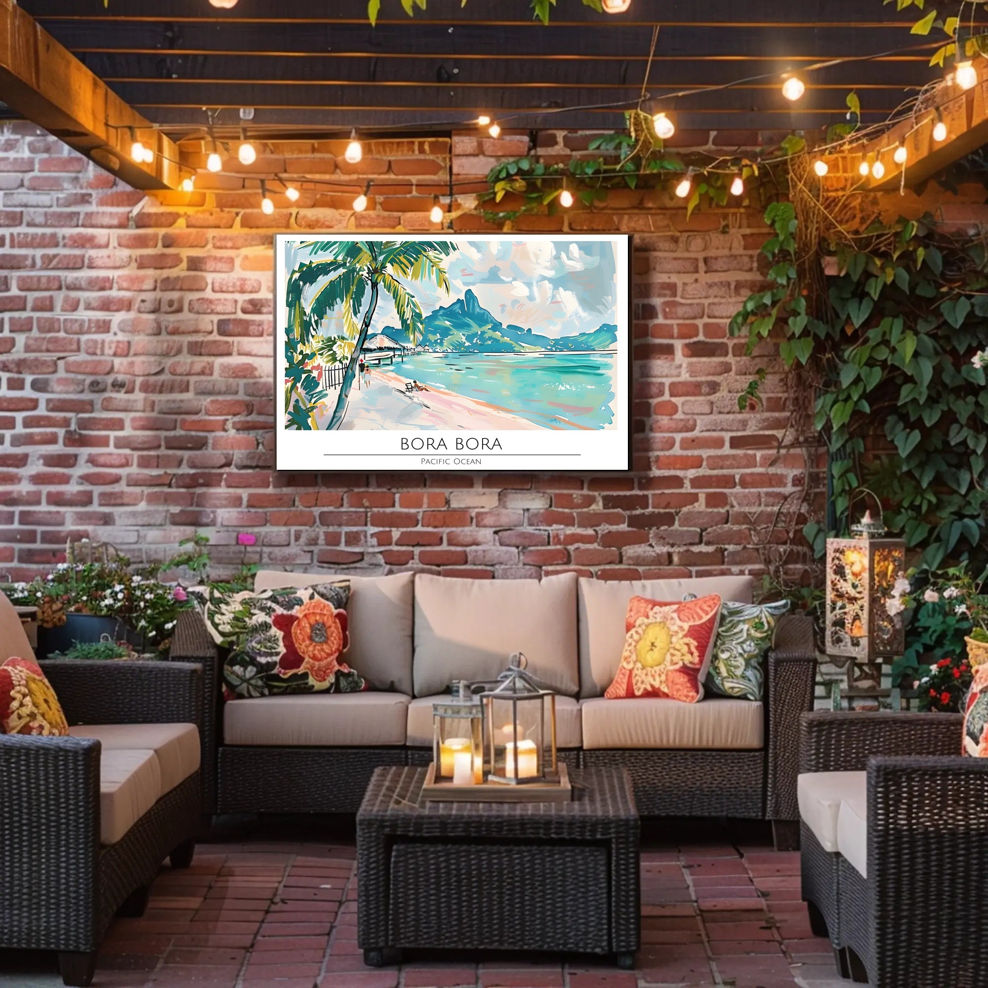 Tropical Paradise of Bora Bora Poster PosterGoat