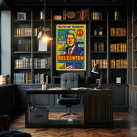 Bill Clinton The Pop Art Presidency Poster
