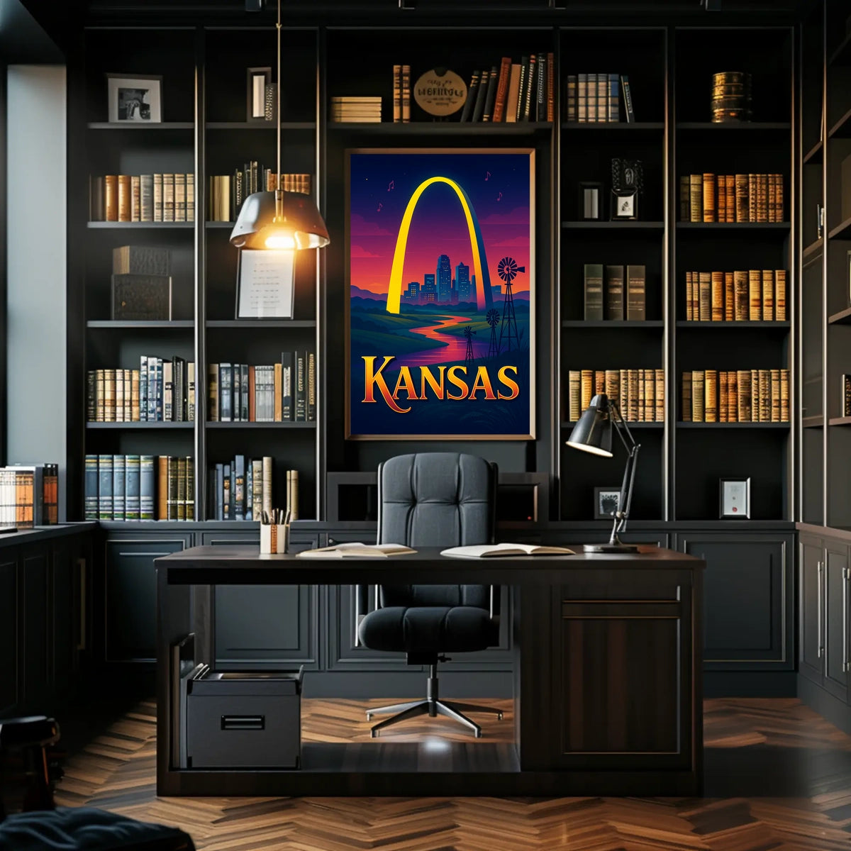 Kansas A Vibrant Tribute Poster