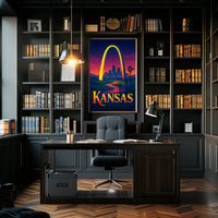 Kansas A Vibrant Tribute Poster