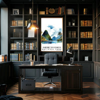 American Samoa Watercolor Wall Art Poster