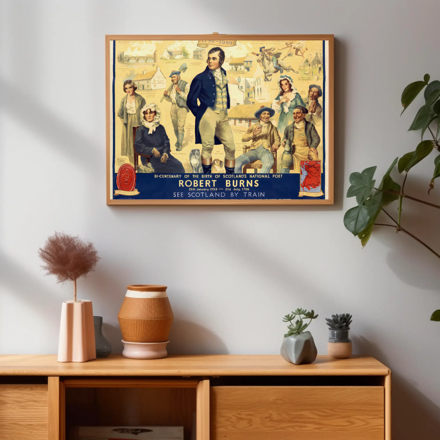 Robert Burns Bicentennial Poster