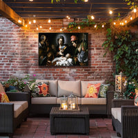 Nativity Scene in Classic Baroque Religious Art Poster