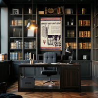 Hungry Men Can't Fight WWII Conservation Poster