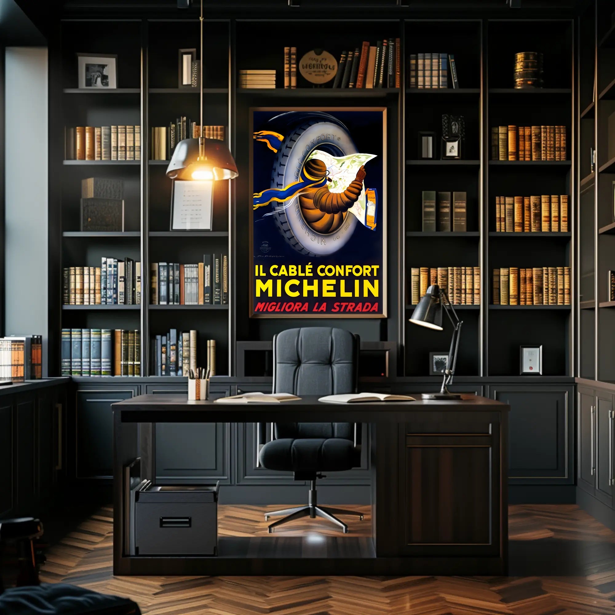 Michelin Tire Advertisement Poster