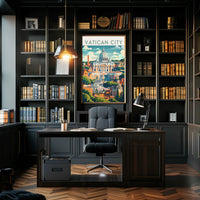 Vatican City's St. Peter's Basilica Travel Poster