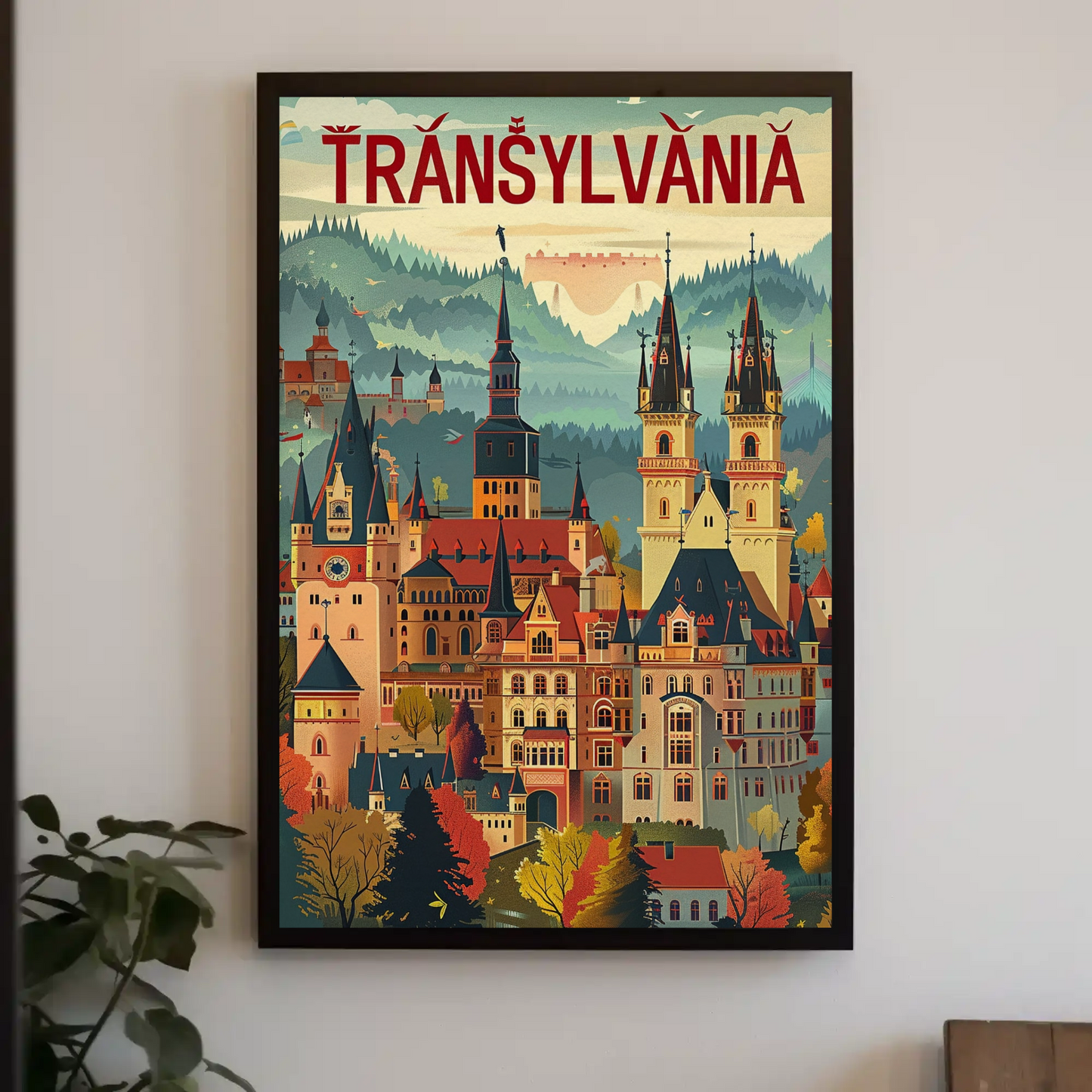 Transylvania Vintage Poster