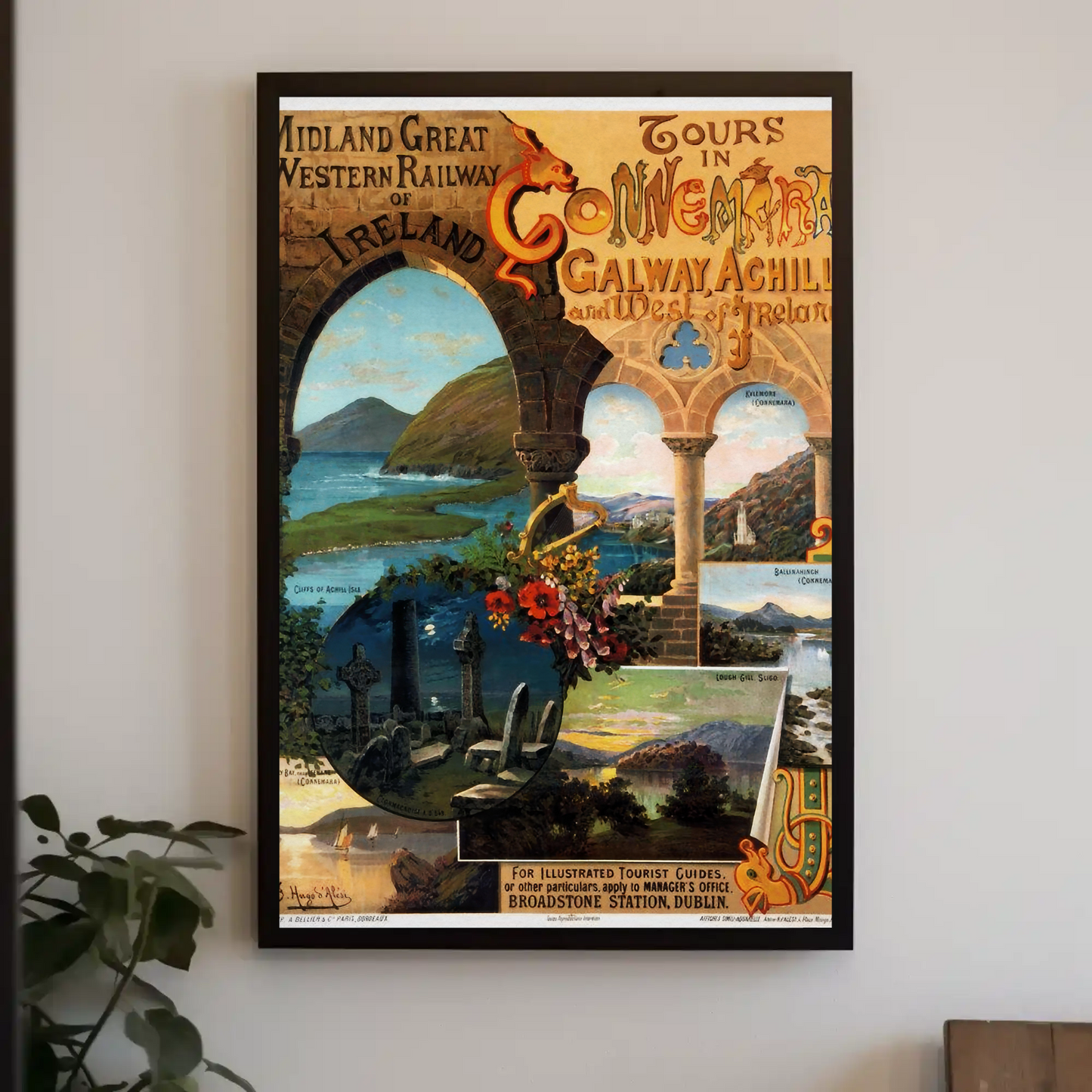 Vintage Poster - Ireland Connemara Tours
