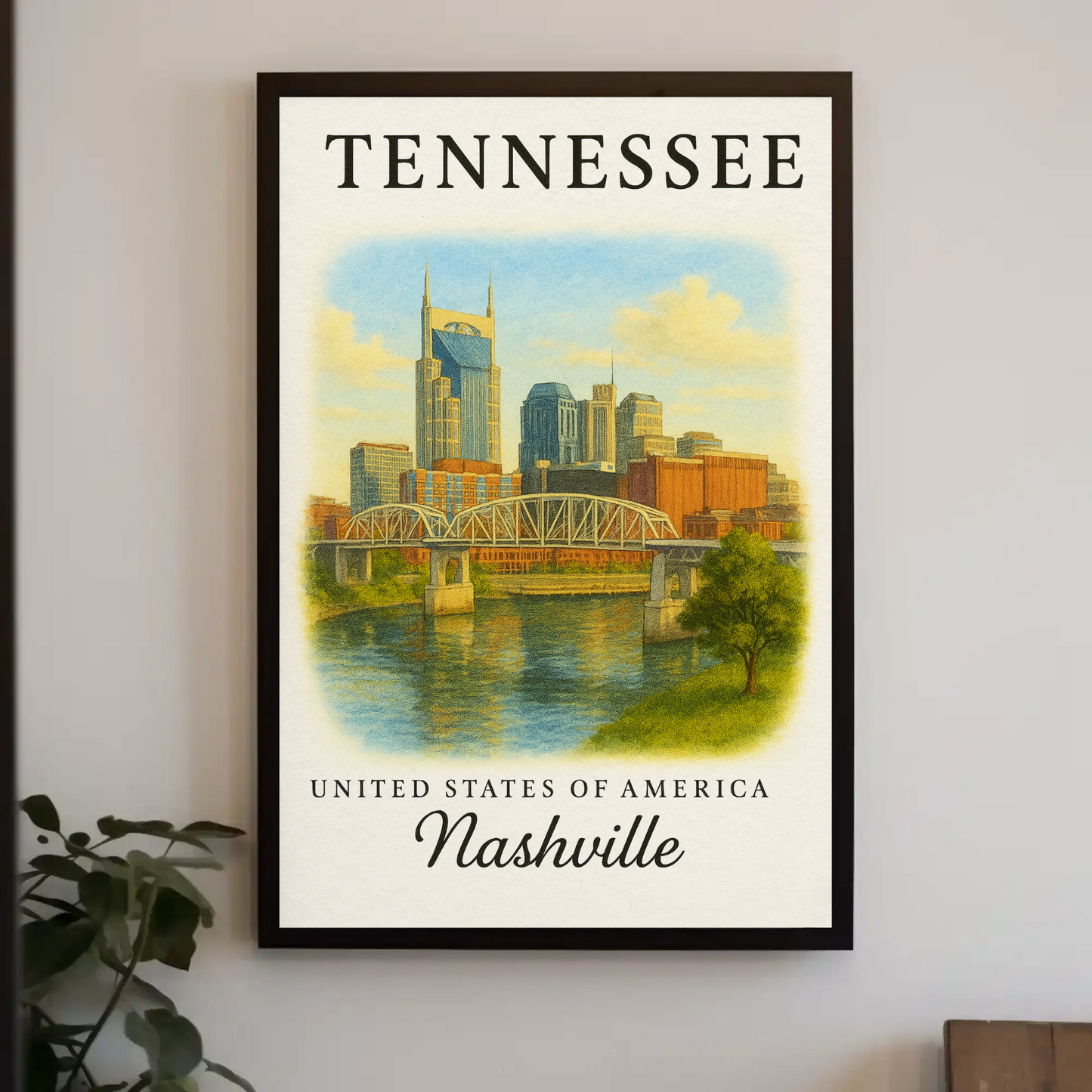 Tennessee, Nashville 2 Signature Series Vintage Travel Poster