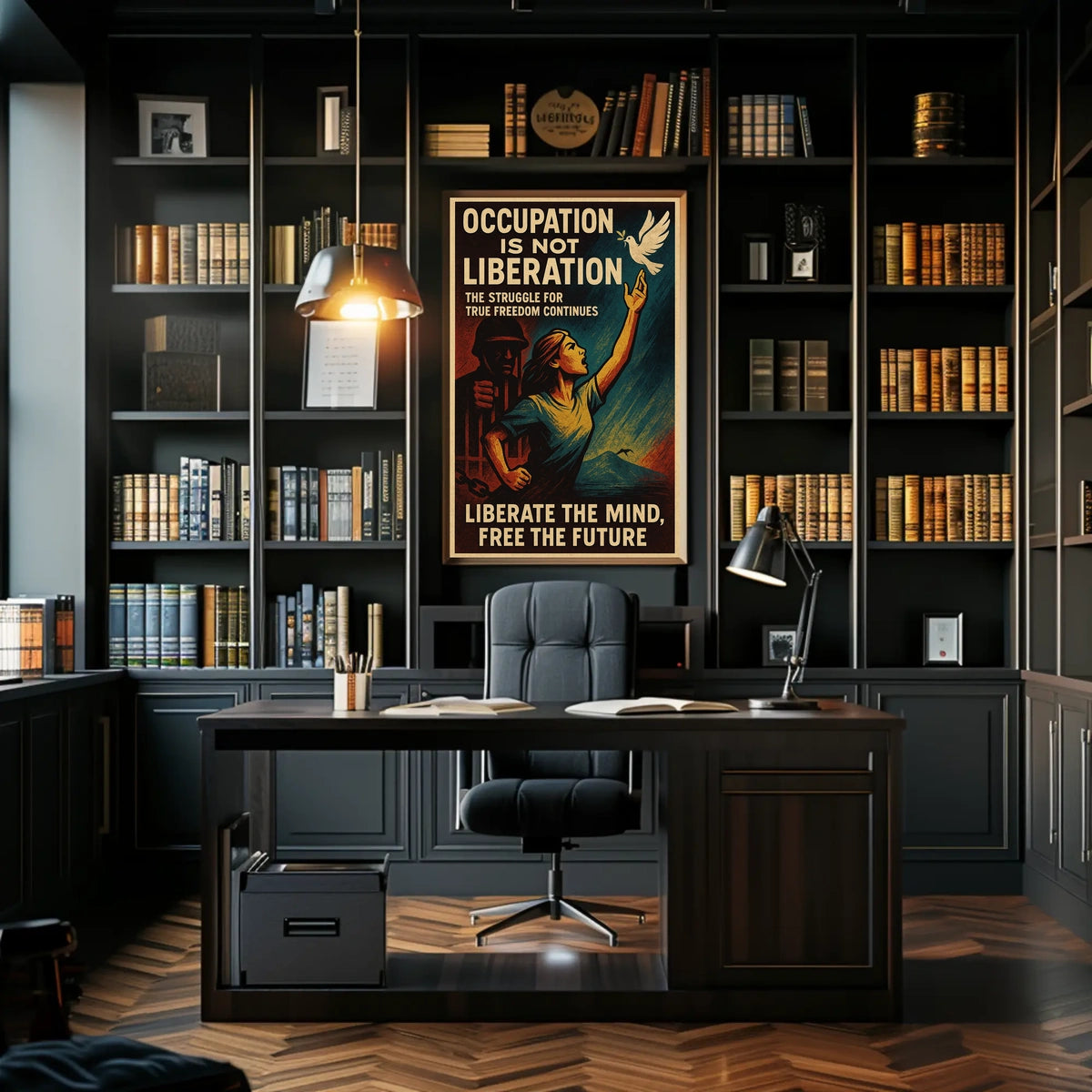 Occupation Is Not Liberation Poster