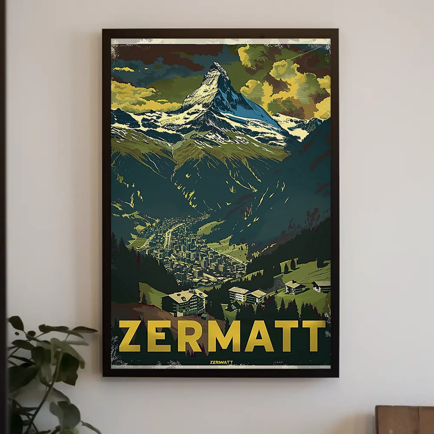 Zermatt Vintage Poster