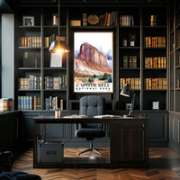 Capitol Reef Watercolor Wall Art Poster