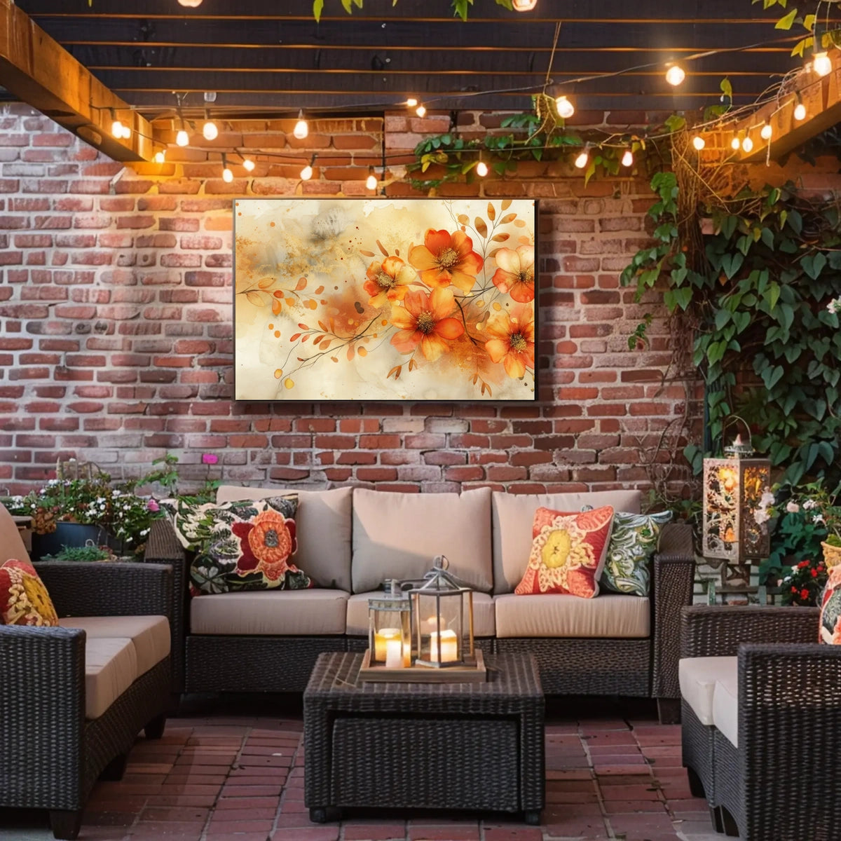 Autumn Blossom Artistry Poster