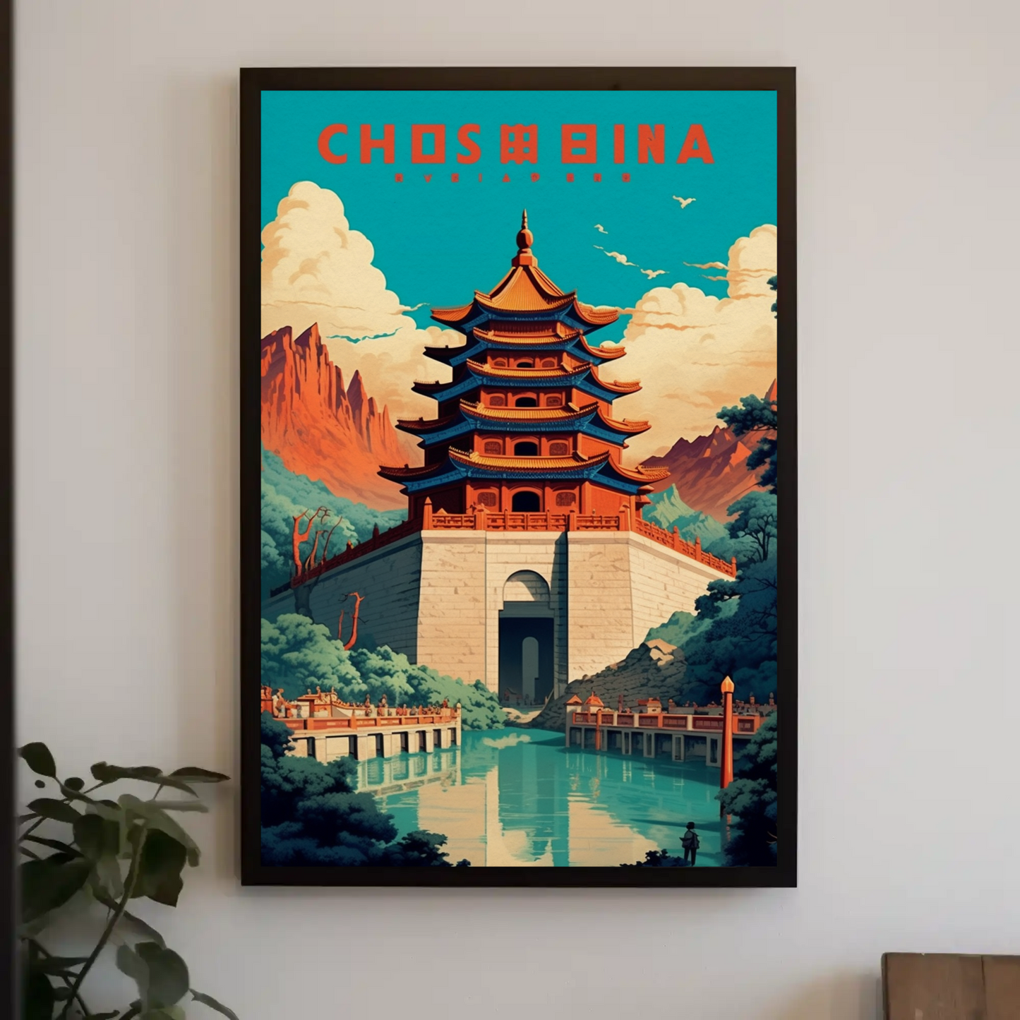 Serene View of the Great Wall