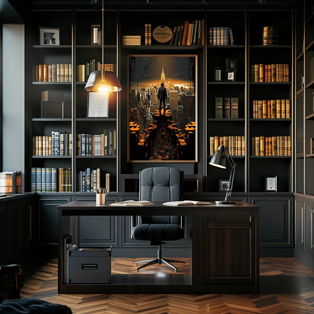 Cityscape Reverie Poster