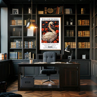 William Morris Exhibition Vintage Art Poster