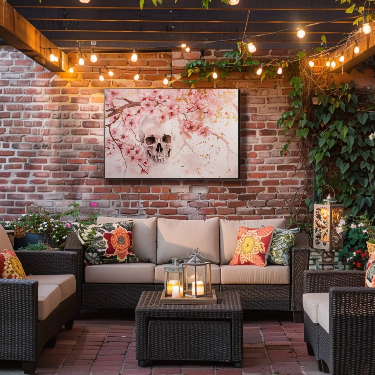 Blossoms and Bones Poster