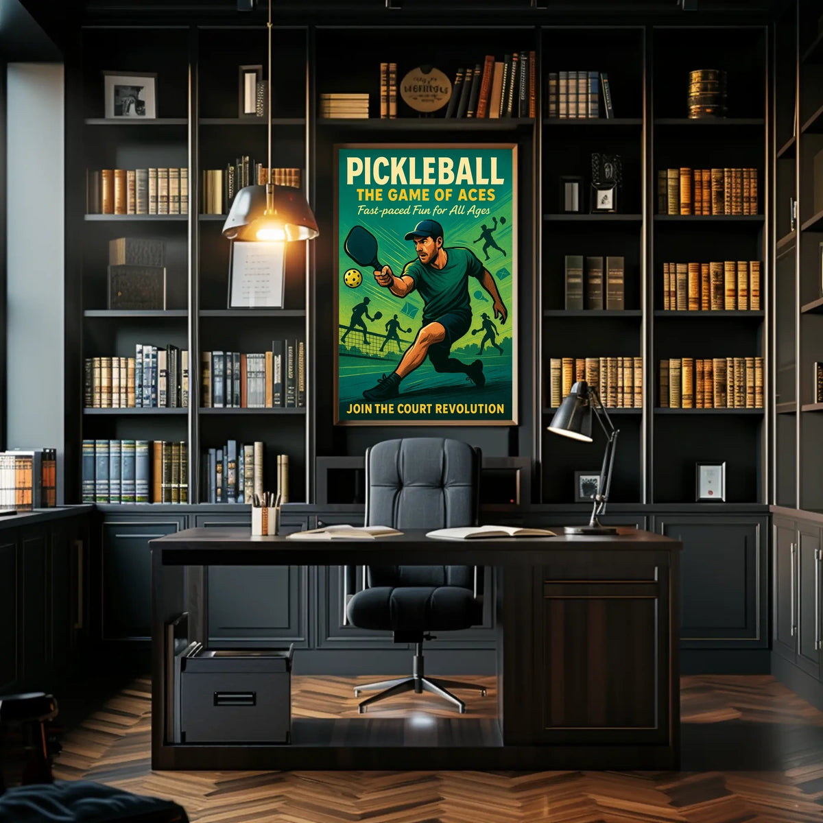 Pickleball The Game of Aces Poster