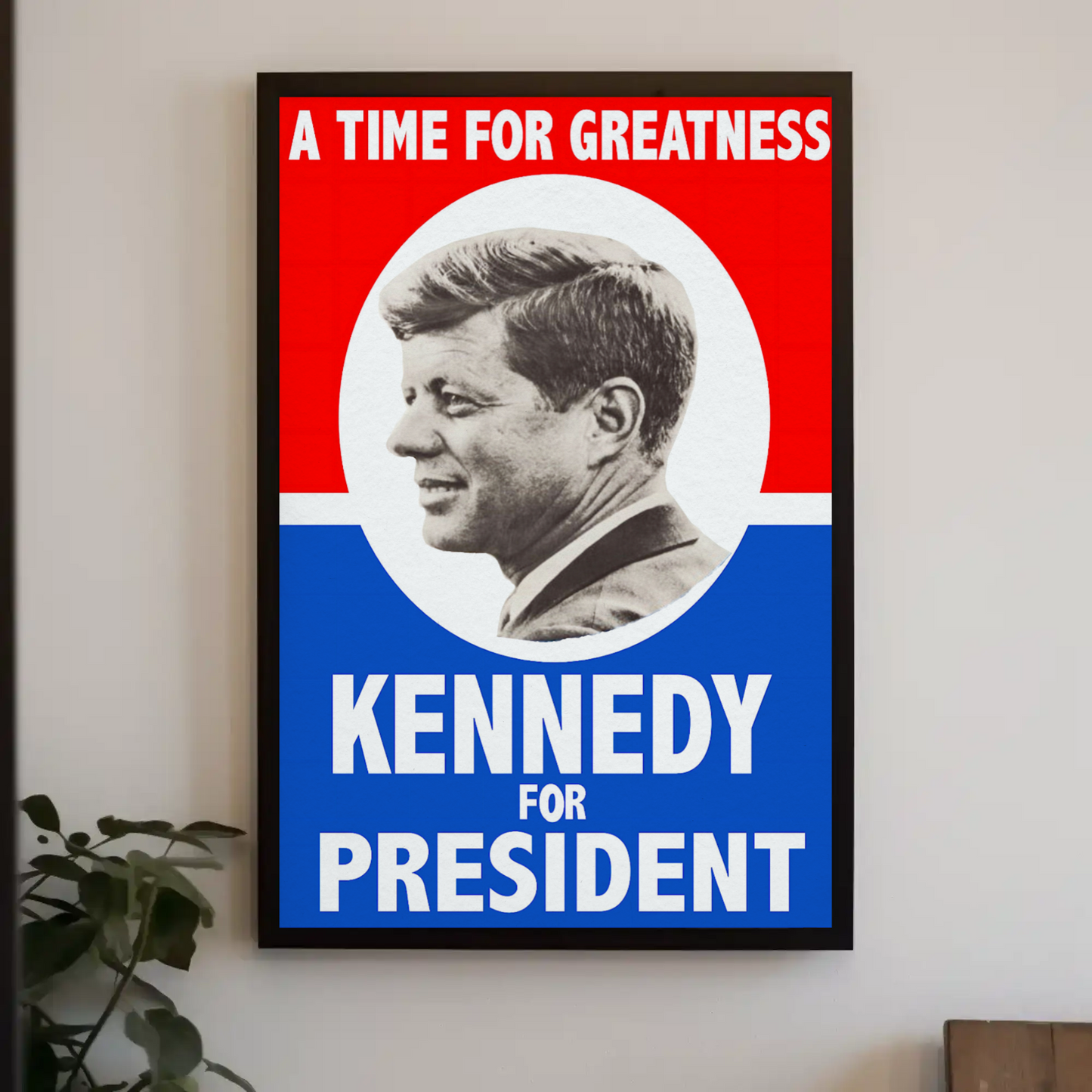 Kennedy for President - A Time for Greatness (1960 Campaign Poster)