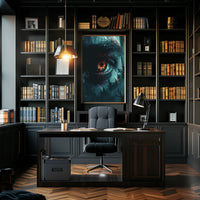 Lighthouse Under Aurora Borealis Coastal Poster Art PosterGoat