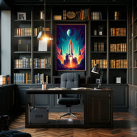 Cosmic Launch Poster