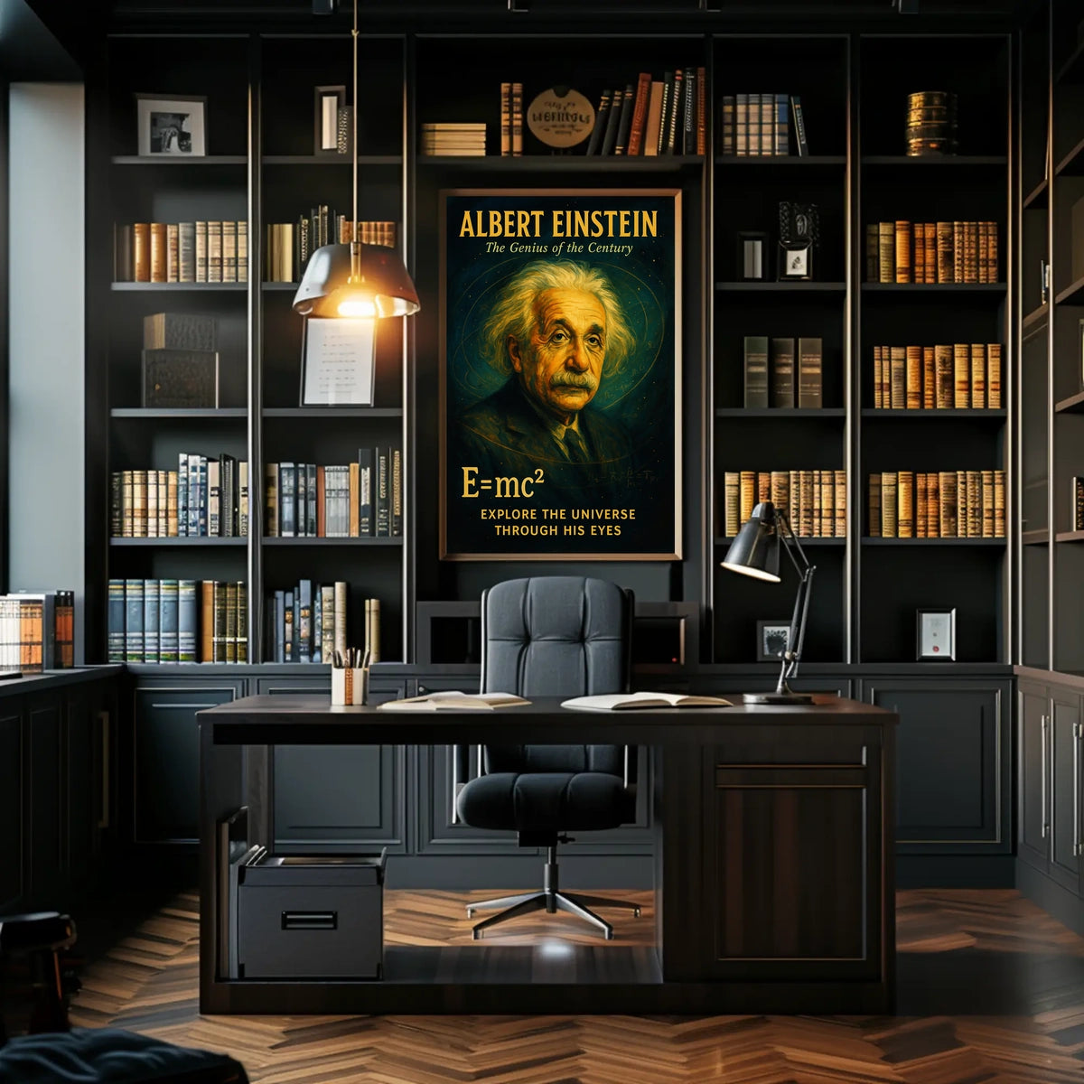 Albert Einstein The Genius of the Century Poster