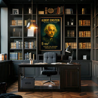 Albert Einstein The Genius of the Century Poster