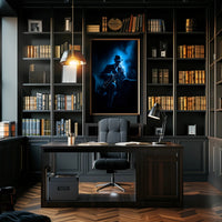 Saxophone in the Shadows Poster