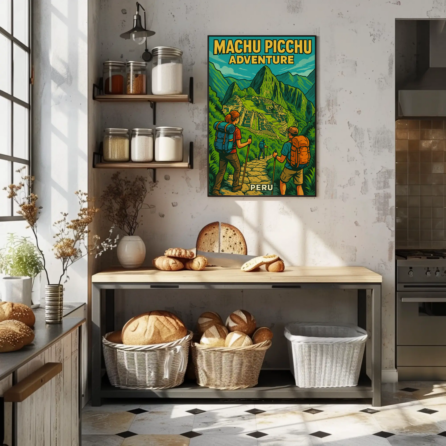 Machu Picchu Peru Hiking Adventure Travel Poster Poster