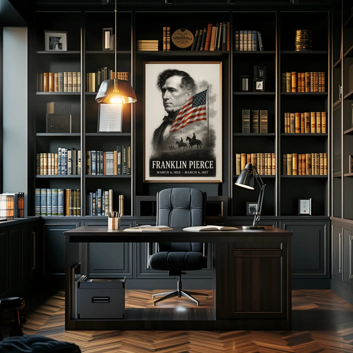 Franklin Pierce 14th President of the United States Reflections Poster