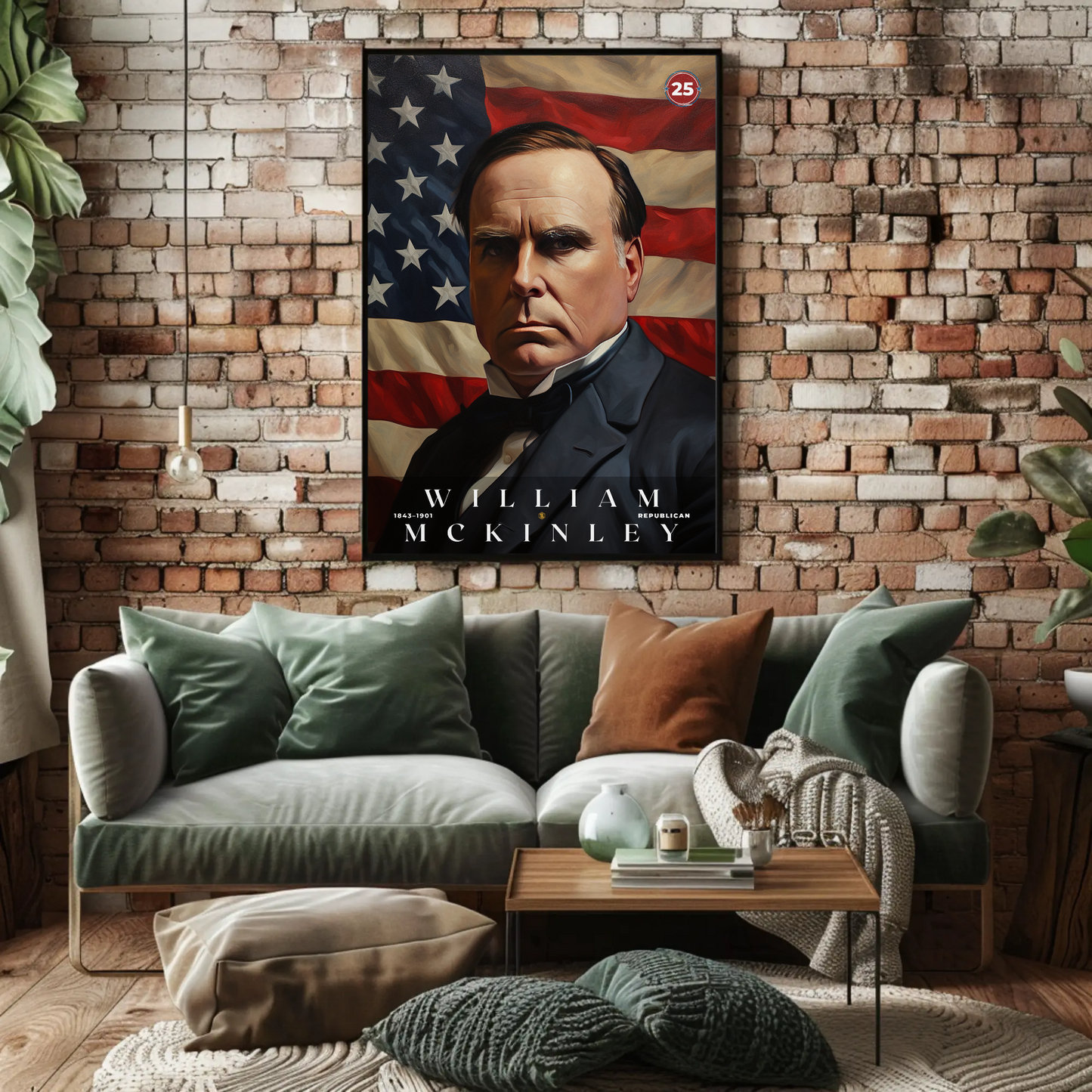 Wiliam McKinley 25th President Of The United States Portrait