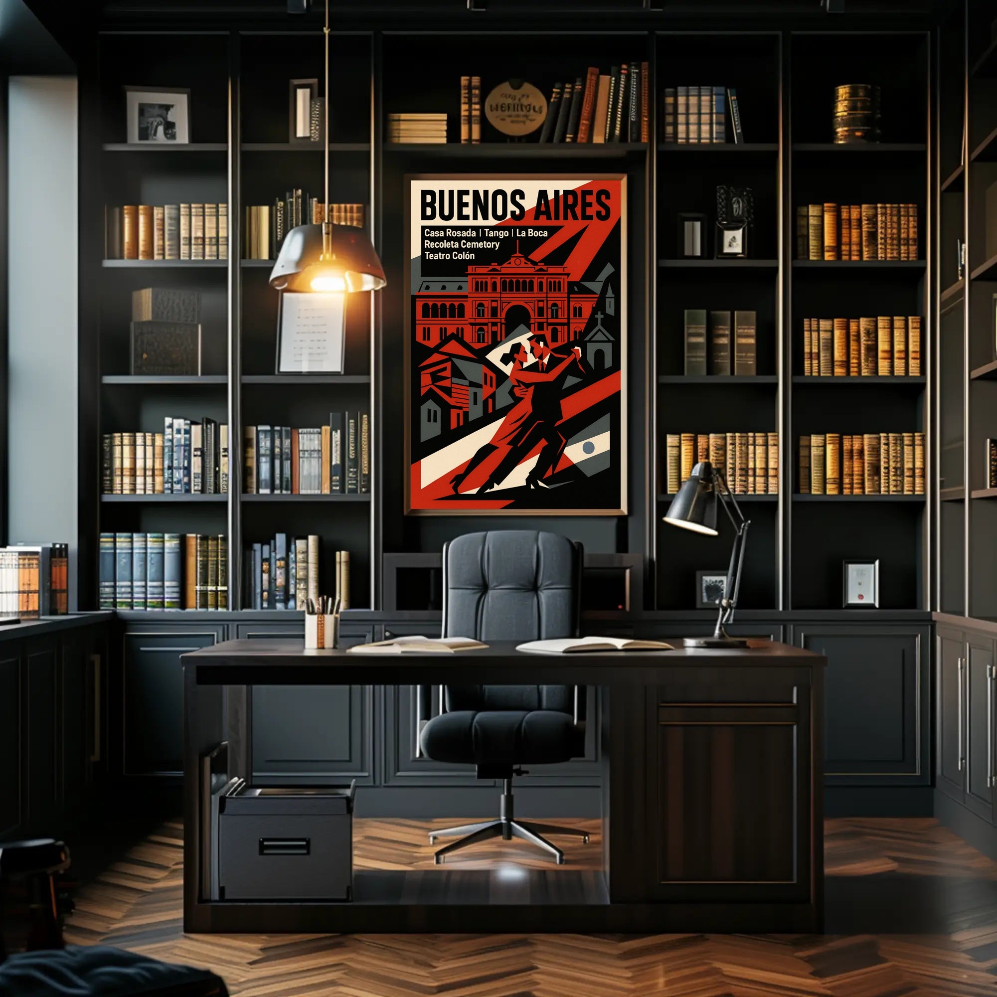 Buenos Aires Highlights Wall Art Print PosterGoat