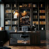 Cosmic Journey with Luxury Poster PosterGoat