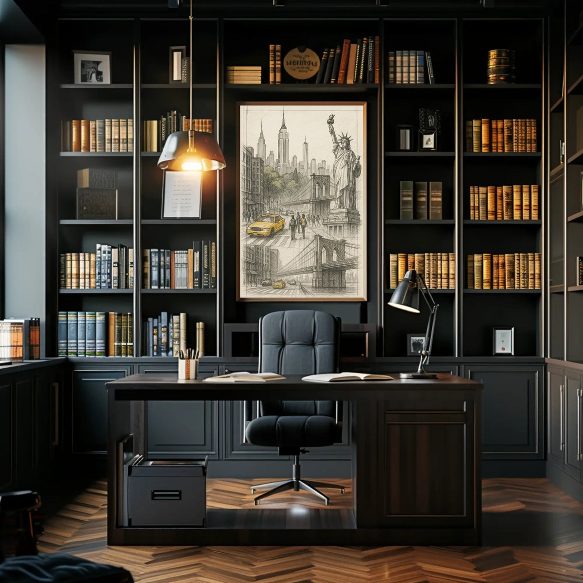 Iconic New York City Art Poster For NYC Home Decor Lovers