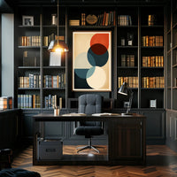 Abstract Geometric Harmony Abstract Poster