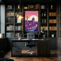Florence Cathedral In Vibrant Colors: Poster